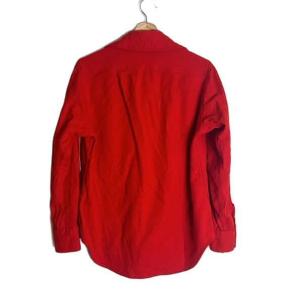 Vintage Western Pendleton Wool Red Button Up Shirt size Medium made in USA - Picture 7 of 8